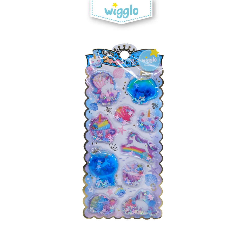 

Wigglo Glitter Sticker Blue Purple Mix