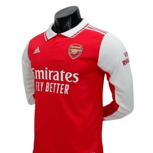 Jersey Bola Arsenal Home Longsleeve Ls Lengan Panjang 2022 / 2023