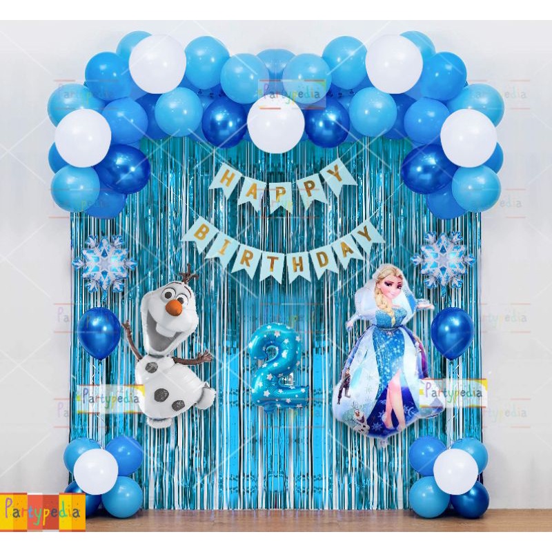 Jual PAKET DEKORASI ULANG TAHUN TEMA FROZEN | Shopee Indonesia