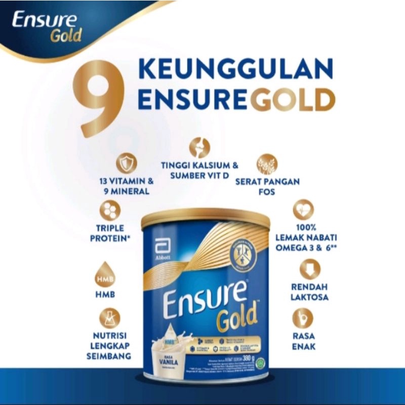 ensure GOLD 400gr vanila