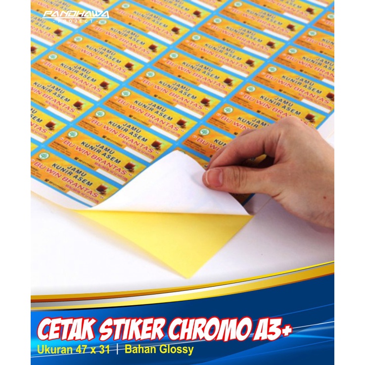 

CETAK STIKER CHROMO A3+