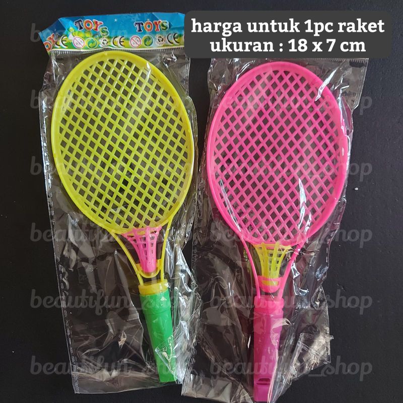 Mainan anak raket mini plastik | Mainan raket anak plastik | raket badminton plastik | raket badmint