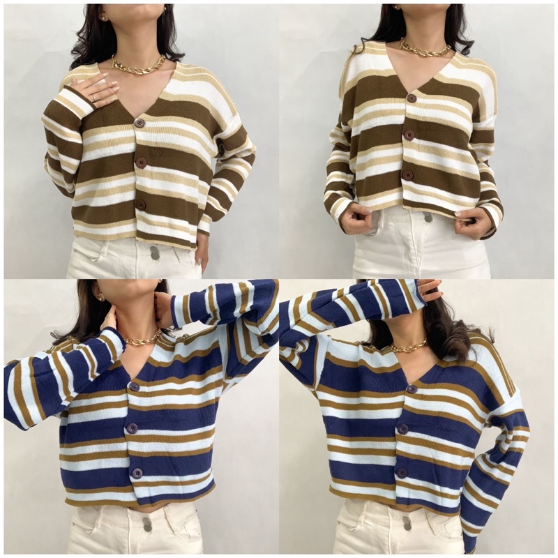 [LUXE.DLABEL] - E30 TOP [ Atasan Rajut Wanita Atasan Rajut Import wanita Atasan lengan panjang rajut Kaos wanita Vest wanita Atasan Wanita Atasan Halter tank Korea wanita Korean top Croptop Croptee Atasan perempuan Top premium quality]