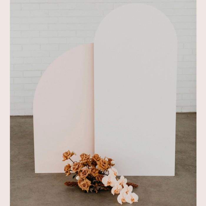 Backdrop Backdrop Foto Styrofoam Ulang Tahun Aqiqah Tunangan 2X1M + Nama