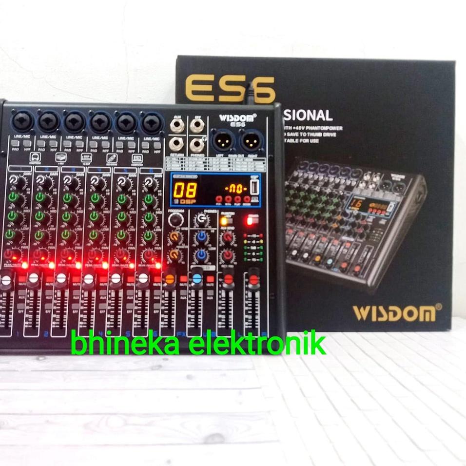 CodeL1x1W--Mixer Wisdom ES6 / ES 6 , M live6 / Mlive 6 MIXER 6 CHANNEL ORIGINAL