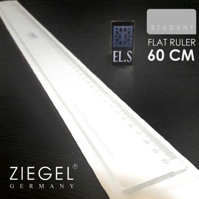 

Ziegel Flat Ruler 60 cm (Penggaris)