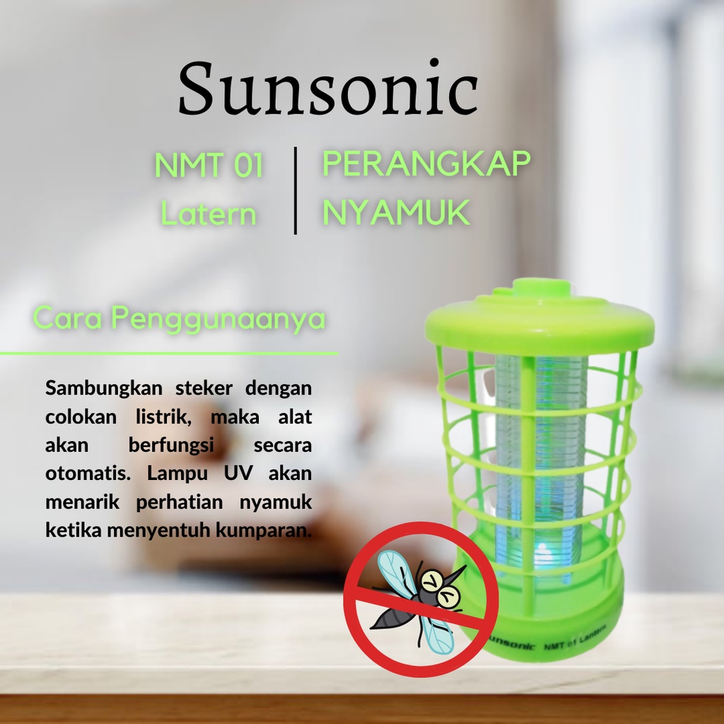 Sunsonic Mosquito Trap NMT 01 Lantern / Perangkap nyamuk