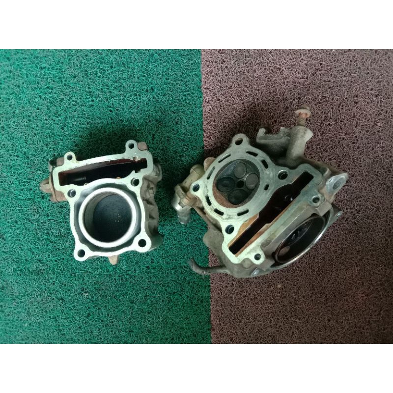 head boring yamaha vixion old original masih standar bawaan pabrik