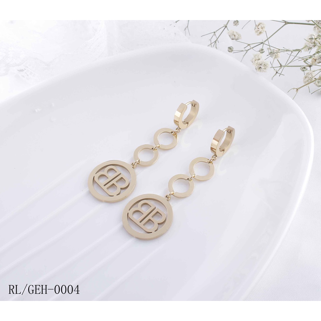 Anting Titanium Panjang (5cm) Perhiasan Fashion 0004
