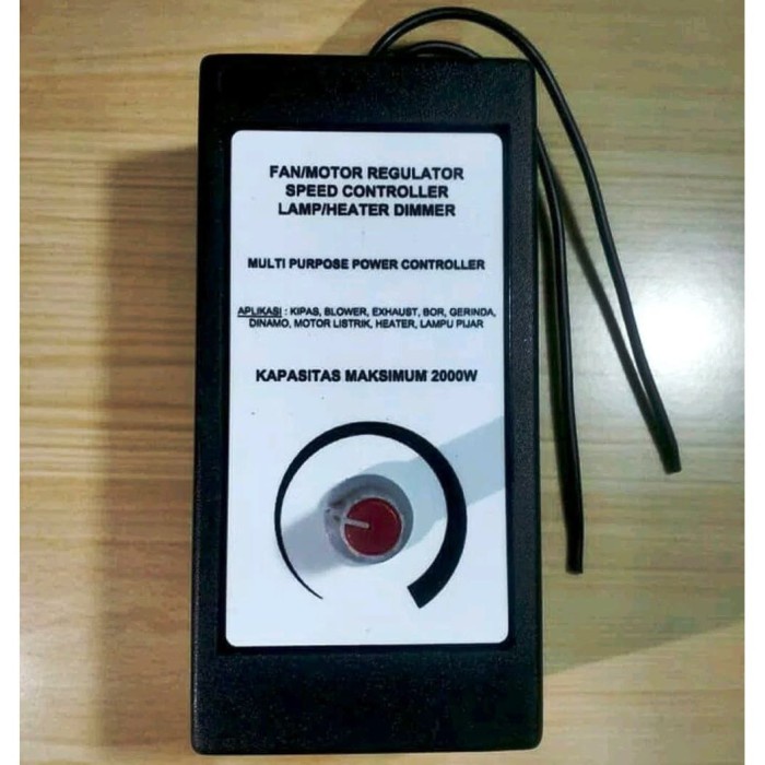 Dimmer 2000W 220V AC pengatur putaran gerinda bor dinamo motor listrik