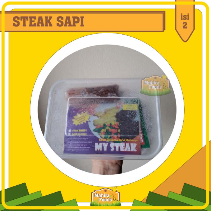 

Steak Sapi Frozen Isi 2 / Paket lengkap steak sapi frozen isi 2