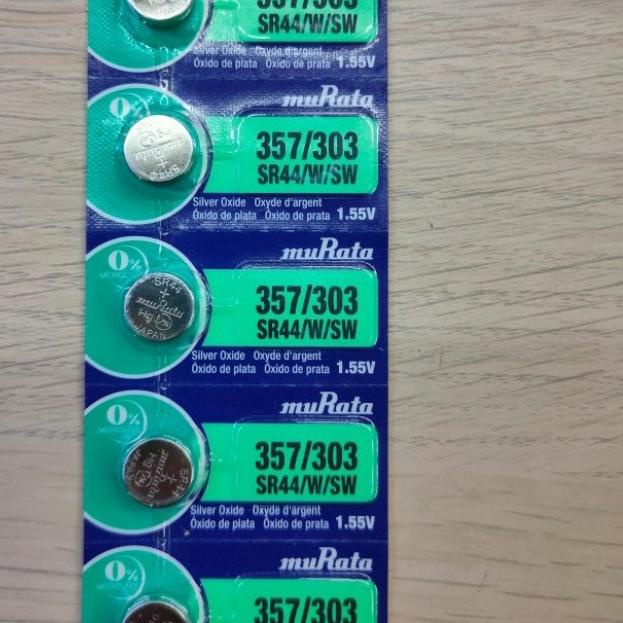 ✨Terbaru✨ Sony  Murata 357 303 SR44 W SW 280-62 SB-B9 Silver Oxide Hg Mercury Free ORI ?