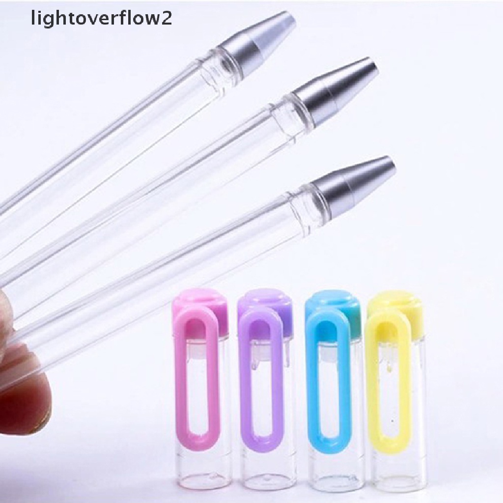 (lightoverflow2) Pulpen Gel Transparan Bisa Dihapus Model Minimalis