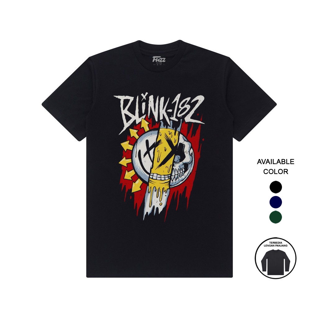 BAJU KAOS BAND BLINK 182 PREMIUM T SHIRT MUSIK PUNK ROCK ORIGINAL BANDUNG