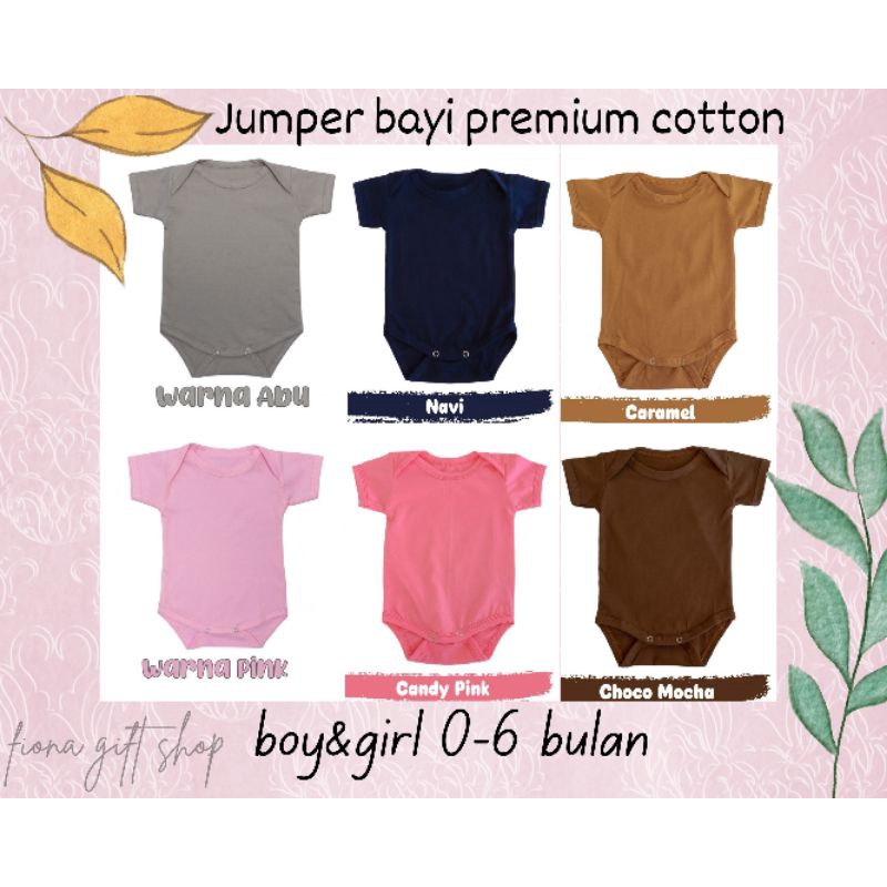 Jumper bayi laki laki perempuan/Baju bayi baby boy&amp;girl newborn 0-6 bulan/soft organic cotton/jumper polos