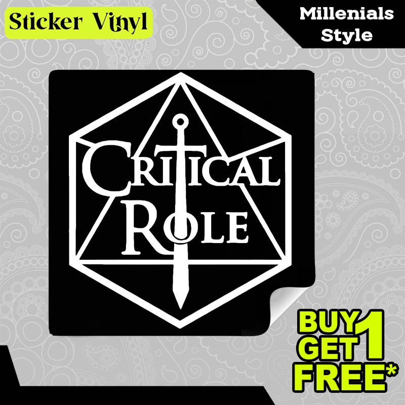 

Stiker Sticker Critical Role Gambar Unik Desain Keren dan Kekinian Aesthetic Bahan Vinyl Satuan Anti Air
