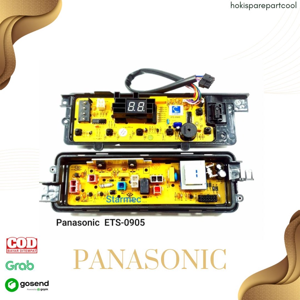 MODUL PCB MESIN CUCI PANASONIC NA F852B NA F902B TOP LOADING CODE PART ETS0905