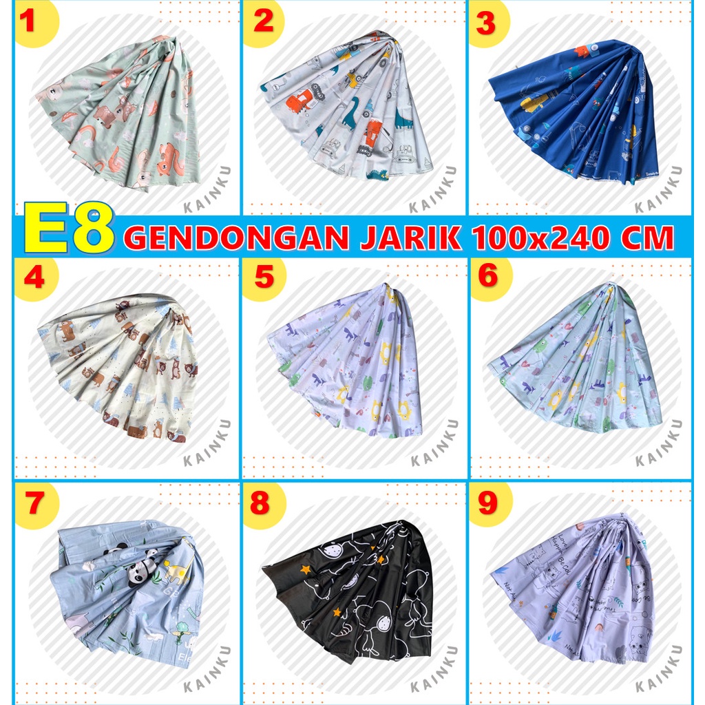 CUKIN KAIN JARIK GENDONGAN BAYI Kualitas No 1 Shopee Ukuran 100x240 SLEBER BEDONG BAYI SELIMUT Bahan