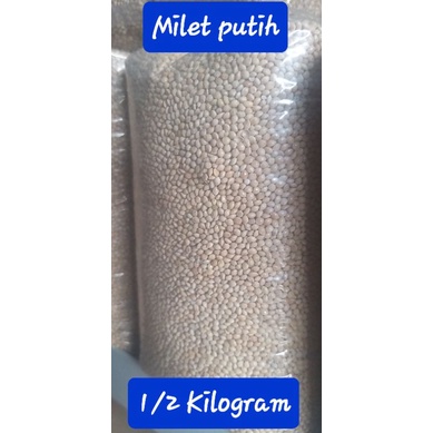 Millet putih - Pakan burung lovebird Kiloan