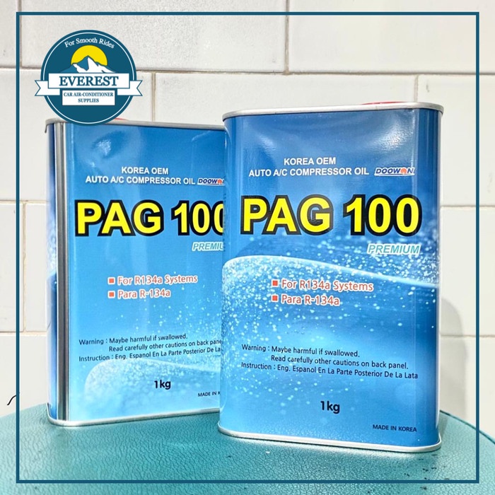 Oli Kompresor Compressor AC Mobil R134 R134a PAG 100 Doowon