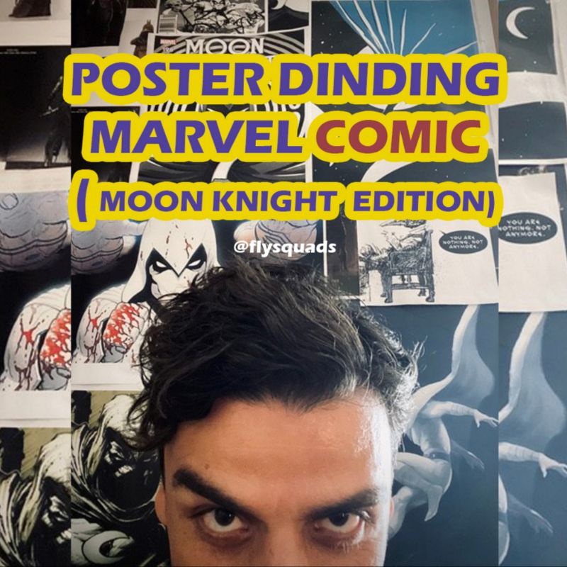 Poster Dinding Marvel Comic Moonknight Edition A5