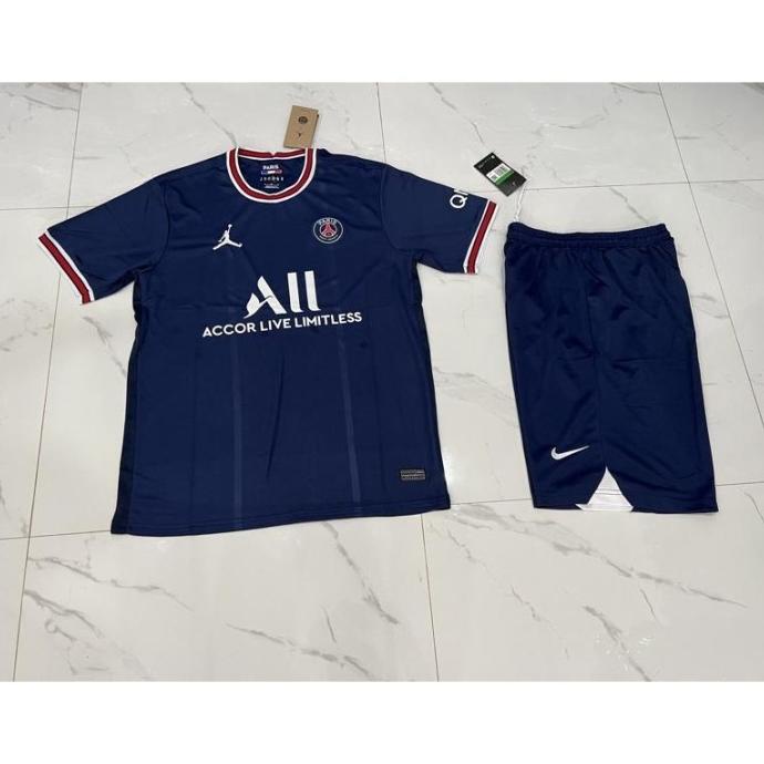 JERSEY BAJU BOLA PSG HOME BAJU + CELANA 2021/2022 GRADE ORI JERSEY PSG DESRF6846ED