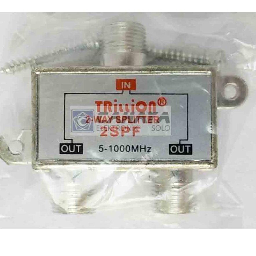 JTO.18Oc22ᵟ • Splitter 2 Way Trillion 2SPF Frekuensi 5-1000 Mhz