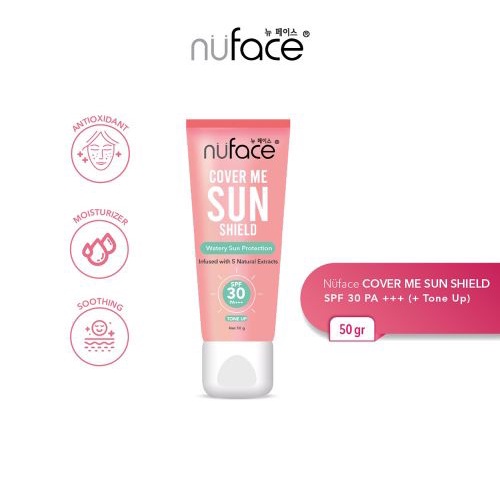 `ღ´ PHINKL `ღ´Nuface Sun Prtc Cover Me Shiled UV sunscreen UVA UVB anti matahari nu face