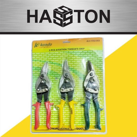 

Update Gunting Plat 3 Pcs 1352-003 Kondo Bergaransi