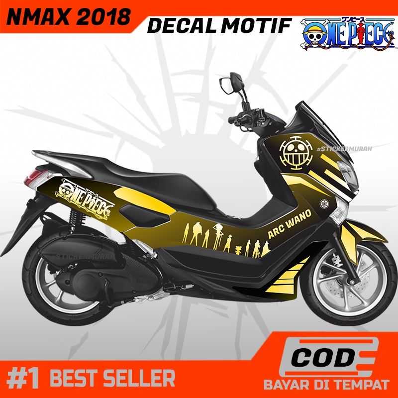 ONE PIECE RED DECAL ONE PIECE MOTOR NMAX OLD DECAL ONE PIECE NMAX OLD