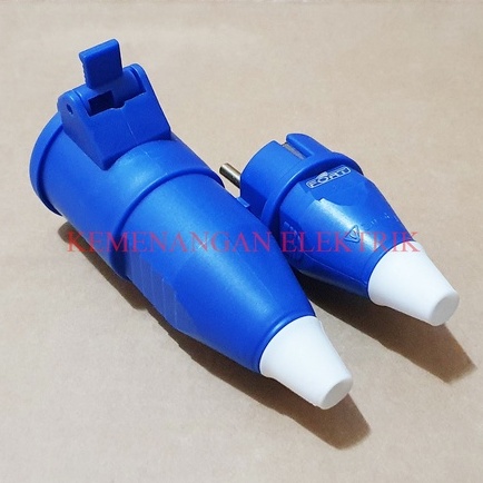 FORT MOBILE SOCKET MOUNTING + PLUG 2 PIN 1 PHASE 16A SET WATERPROOF