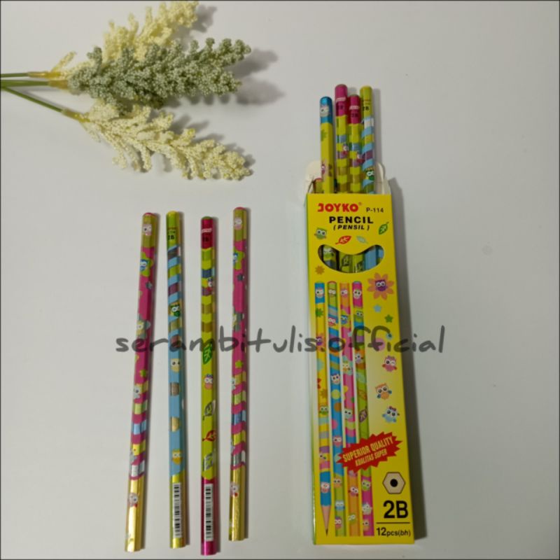 

PENSIL KAYU MOTIF/GAMBAR OWL JOYKO P-114