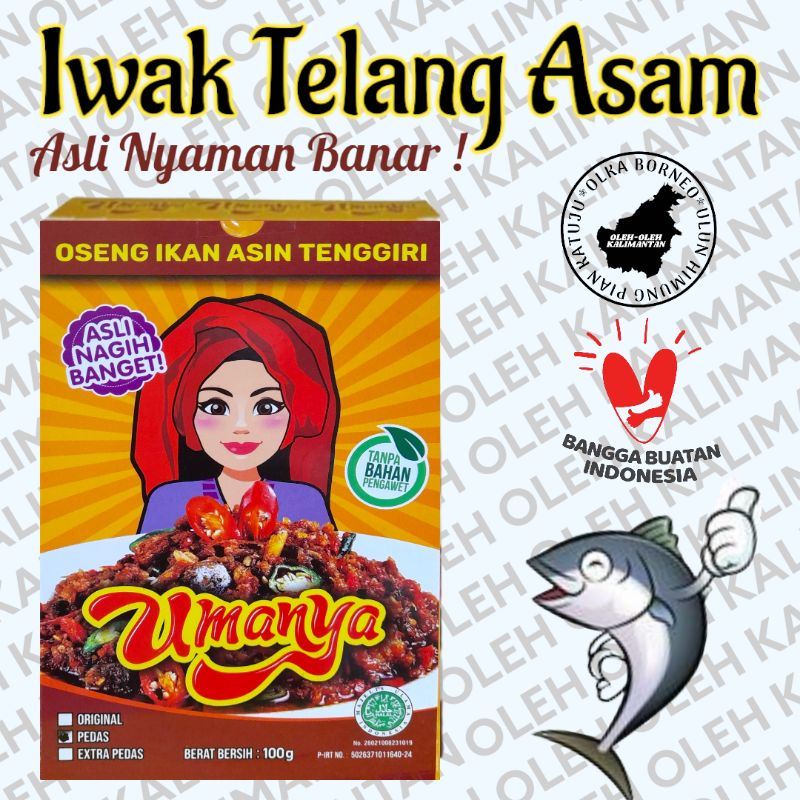 

Oseng Ikan Asin Telang Tenggiri Umanya 100 gr