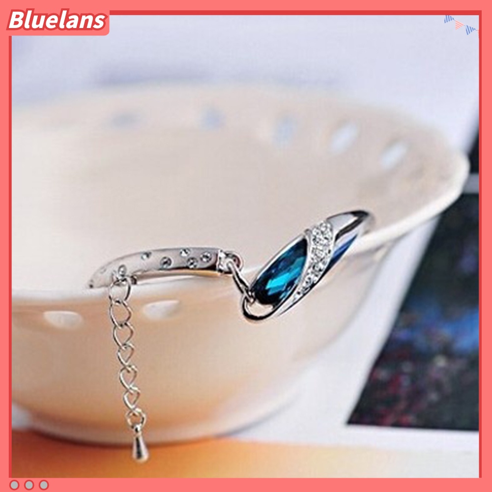 Bluelans Women Fashion Rhinestone Butterfly Jewelry Set Necklace + Earrings + Bracelet