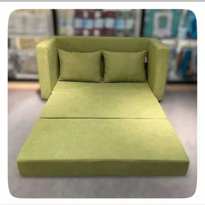 Informa Sofa vega sleeper sofabed sofa tidur fabric green FREE ONGKIR JABODETABEK