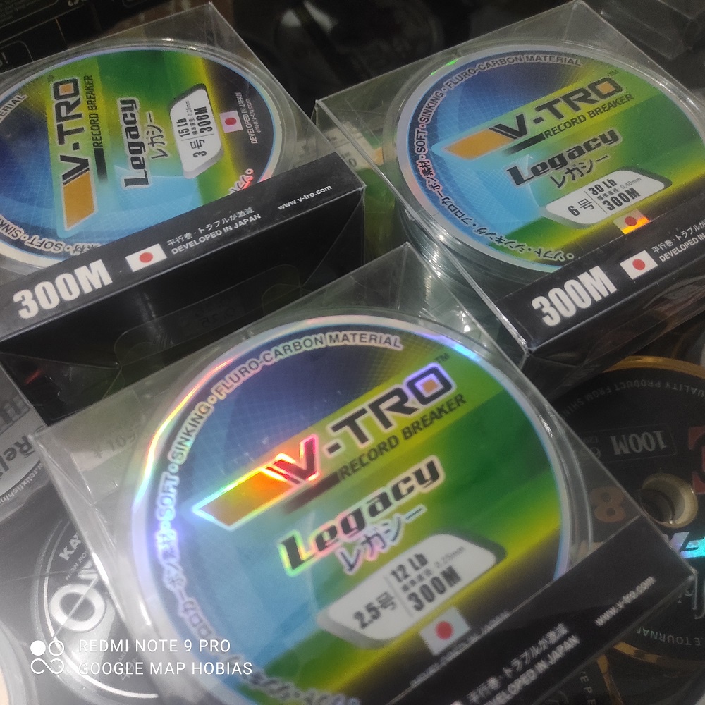 senar pancing 300m v-tro legacy 0.16 0.18 0.20 0.23 0.26 0.28 0.40