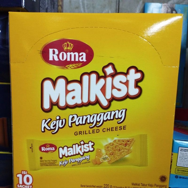 

Roma Malkist Keju Panggang box