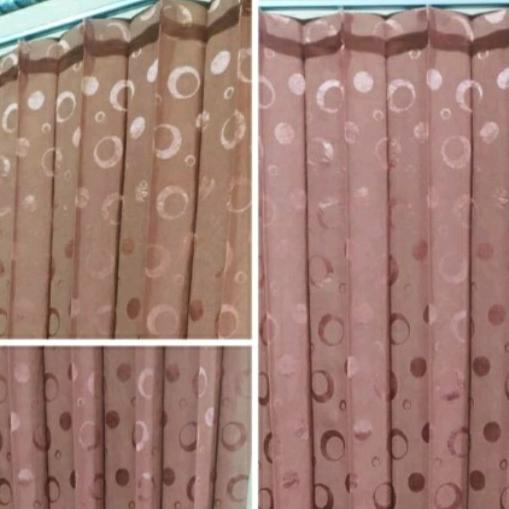 GORDEN PLISKET lebar 100 tinggi 200cm/GORDEN PLISKET MOTIF