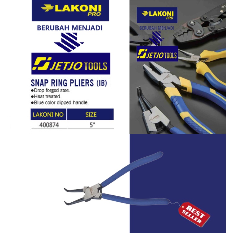 Tang Snap Ring / Snap Ring Pliers IB 5&quot; lakoni pro / jetjo tools 400874