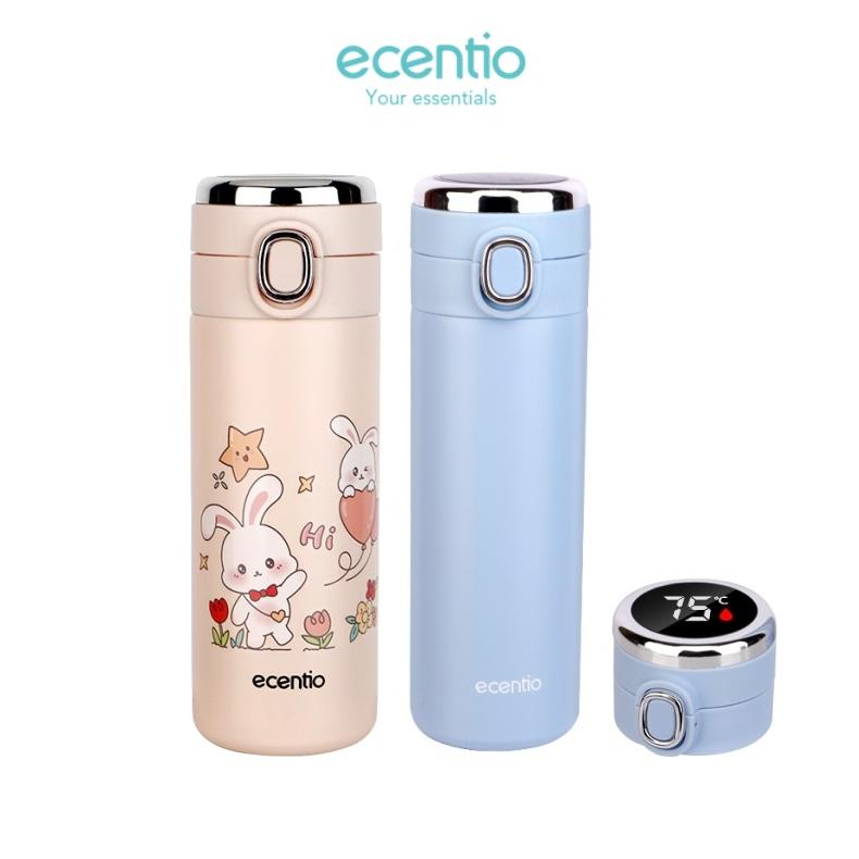 ECENTIO TERMOS MINI AIR PANAS 400ML LED PENUTUP PELURU TERMOS AIR PANAS 304 STAINLESS VACUUM FLASK B