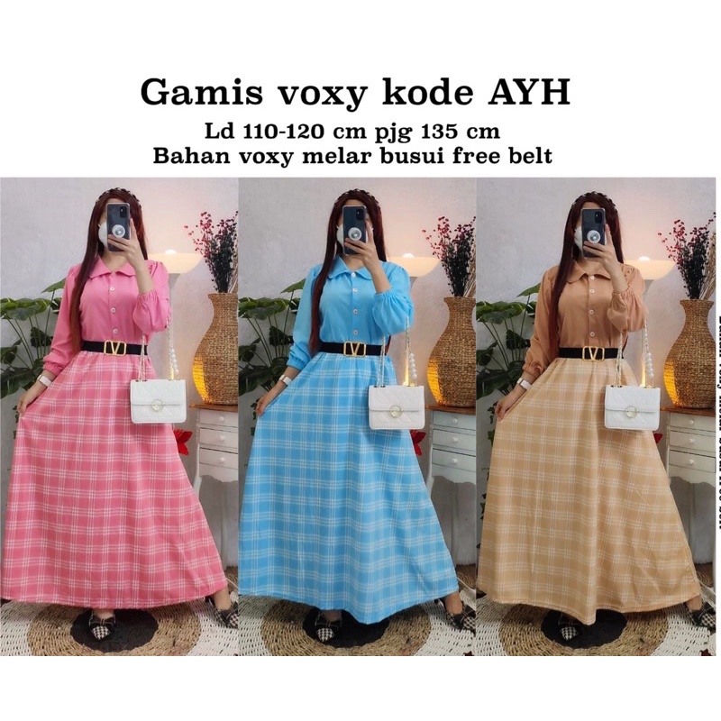 Gamis voxy busui kode AYH