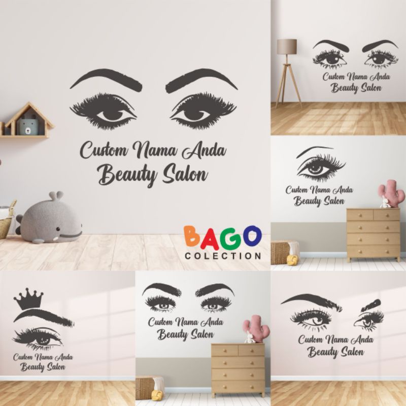 Jual Wall Stiker Dinding Salon Kecantikan Beauty Care Hiasan Dinding