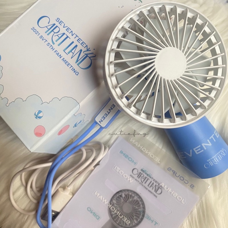 [BACA DESKRIPSI] SEVENTEEN Mini Handy Fan 2021 Caratland Merch