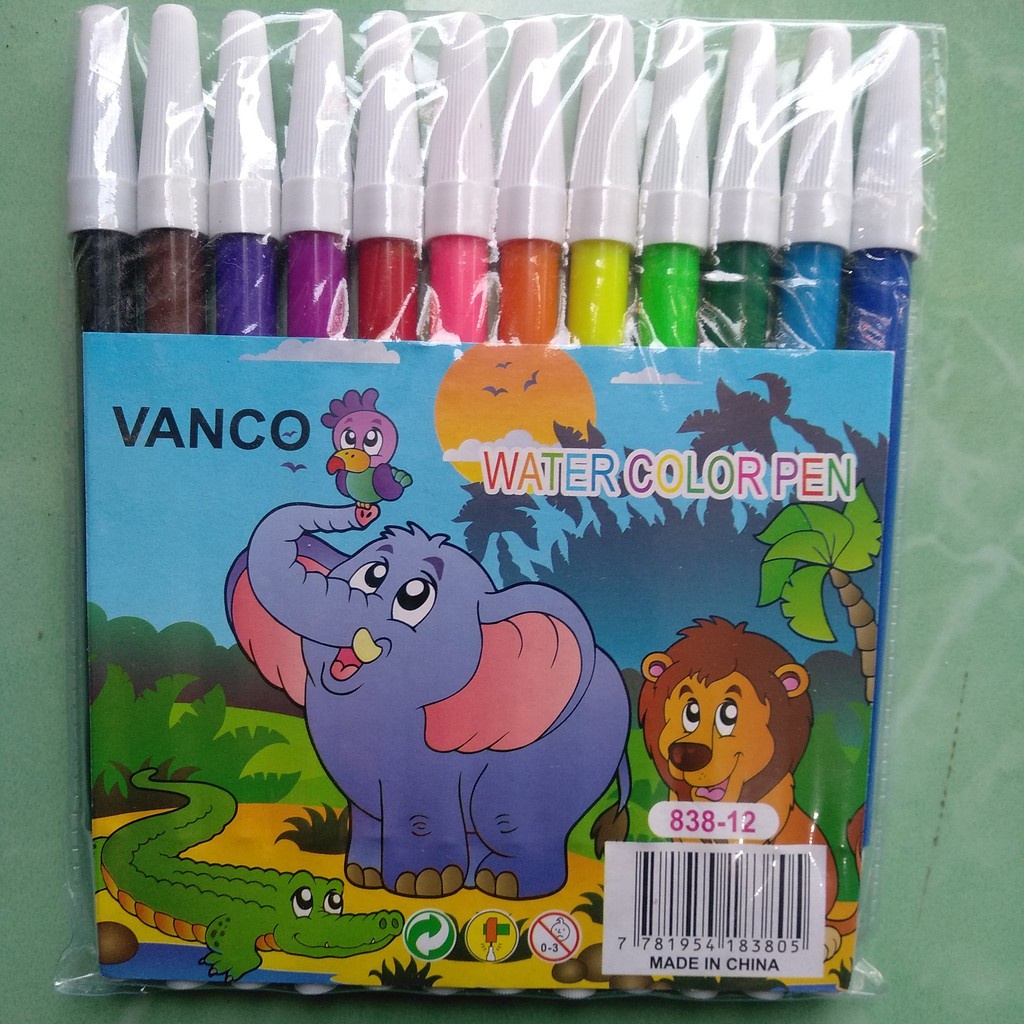 

Spidol set 12 Warna/spidol air safari