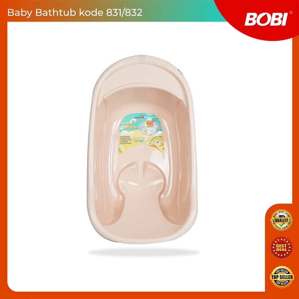 Baby Bathtub SMALL Bobi  // Bak Mandi Bayi Premium Warna Pastel // Bak Mandi Bayi Simple dan Praktis