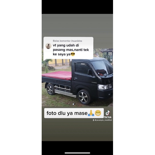 PENGAMAN SAMPING NEW CARRY STAINLES AKLIRIK CUSTOM