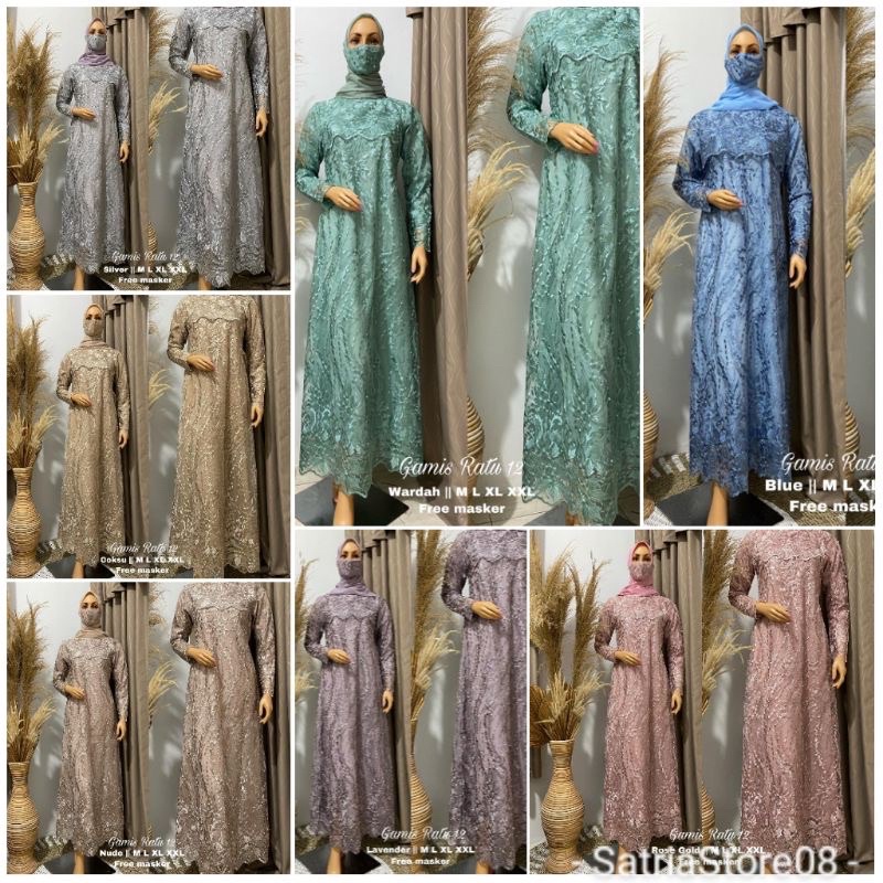 Realpict/Gamis Ratu Pesta Mewah/Gamis Ratu/Gamis Modern/Gamis Party/Gamis terbaru
