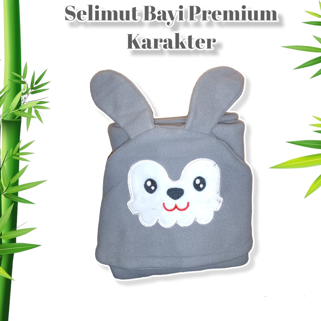 BOBOKO Selimut Bayi Karakter Animals Premium