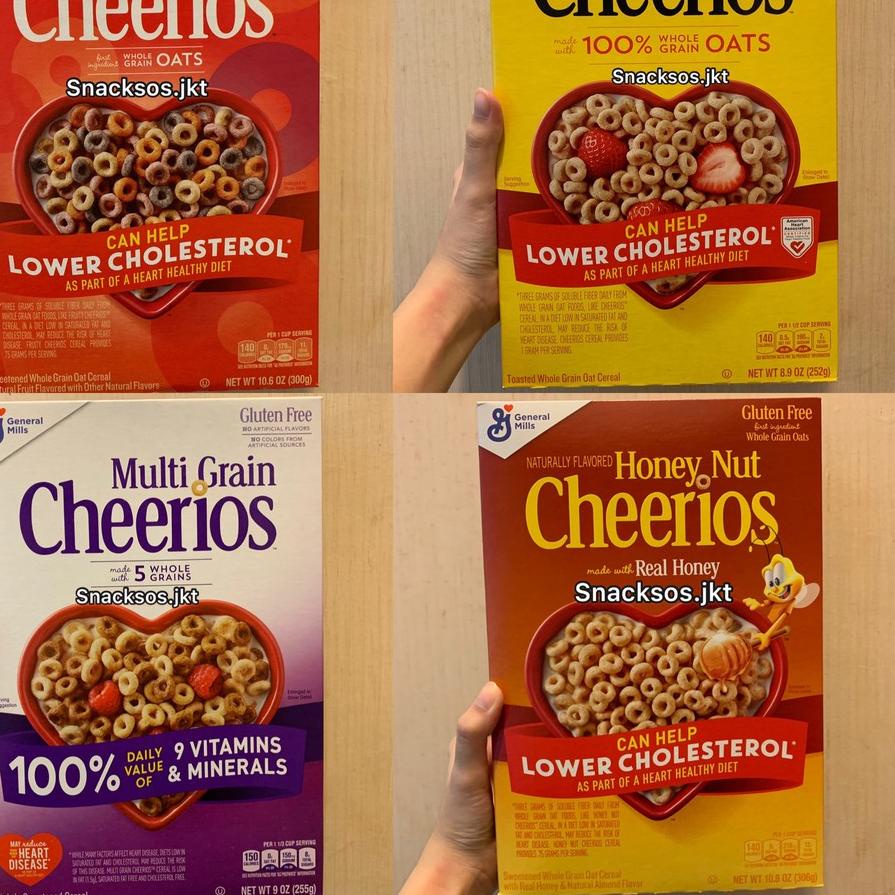 

limited STOCK![BOX] Cheerios Honey Nut / Fruity / Original Oats / Multi Grain Cereal USA|KD6