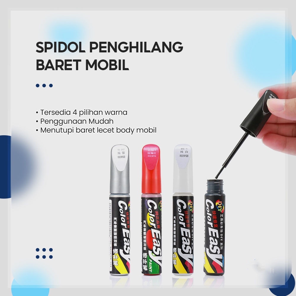 Spidol Penghilang Baret Lecet Cat Mobil Car Scratch Repair Pen Marker Color Easy Memperbaiki Cat Mobil Baret